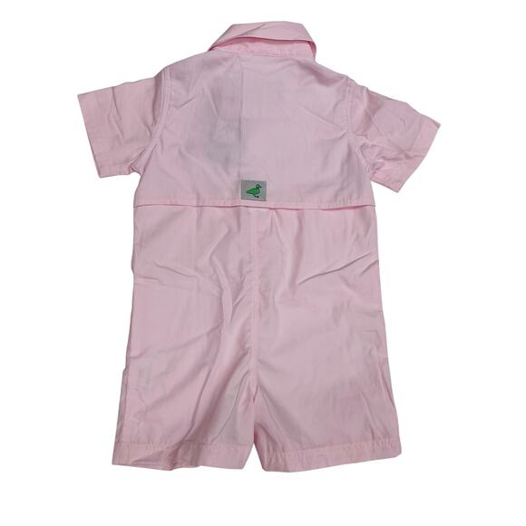 NWT Properly Tied 6-9M Baby Performance Fishing Shortalls in Light Pink - Picture 4 of 6